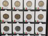 2 eurų Italijos Unc proginės monetos