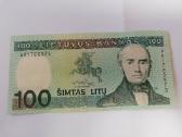 100 litu 1991 originalas