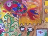 The painting - Būk Laiminga / Goldfish Painting - nuotraukos Nr. 8