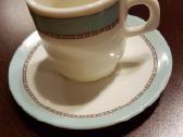 Prancūziškas Espresso kavos puodelis su lėkštute - nuotraukos Nr. 4