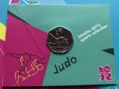 Moneta UK 50 pensu 2011m. Judo