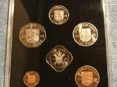 Monetos Jersey 1981m proof cu-ni