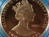 Moneta E.caribbean S. 2003m, 2 dollars, 2oz, cu-ni - nuotraukos Nr. 2