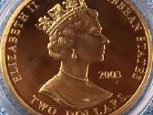 Moneta E.caribbean S. 2003m, 2 dollars, 2oz, cu-ni - nuotraukos Nr. 2