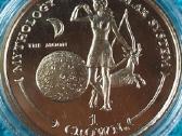 Moneta Gibraltar 2001m, 1 krona, cu-ni