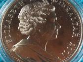 Moneta Gibraltar 2001m, 1 krona, cu-ni - nuotraukos Nr. 2