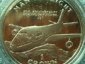 Moneta I.o.m. 1995m, 1 krona. sidabras(.925)