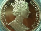 Moneta I.o.m. 1995m, 1 krona. sidabras(.925) - nuotraukos Nr. 2