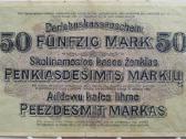 Banknotas 50 Markių Kowno 1918m - nuotraukos Nr. 2