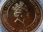 Moneta Pitcairn isl, 2012m, 2 dollars, cu-ni - nuotraukos Nr. 2