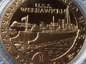 Moneta Gibraltar 1993m. 1 krona, cu-ni