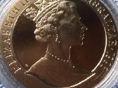 Moneta Gibraltar 1993m. 1 krona, cu-ni - nuotraukos Nr. 2