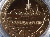 Moneta Gibraltar 1993m. 1 krona, cu-ni