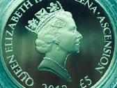 Moneta St.helena 2012m. 25 centu, proof cu-ni - nuotraukos Nr. 2
