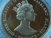 Moneta Falkland isl. 2002m. 50 centu, cu-ni - nuotraukos Nr. 2