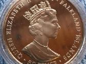 Moneta Falkland isl. 2002m. 50 centu, cu-ni - nuotraukos Nr. 2