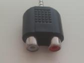 Perėjimas 2.5mm kištukas-2xrca lizdai 2.5mm Rca - nuotraukos Nr. 2