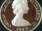 Moneta Cayman isl. 1977m. 25 dollars, sidabras - nuotraukos Nr. 2