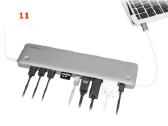 MacBook Pro, iPad Hub Type-c HD-4k, Hdmi Nauji - nuotraukos Nr. 15