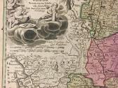 Antikvarinis Vokietijos žemėlapis 1761 metų - nuotraukos Nr. 2