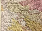 Antikvarinis Vokietijos žemėlapis 1761 metų - nuotraukos Nr. 3