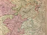 Antikvarinis Vokietijos žemėlapis 1761 metų - nuotraukos Nr. 4