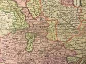 Antikvarinis Vokietijos žemėlapis 1761 metų - nuotraukos Nr. 6