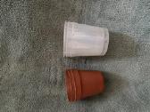 Plastikiniai vazoneliai 10 vnt - nuotraukos Nr. 3
