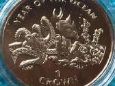 Moneta Gibraltar 1998m, 1 krona, cu-ni