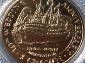 Moneta, Gibraltar, 1991m. 1 krona, cu-ni
