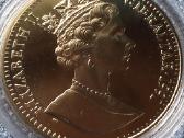 Moneta, Gibraltar, 1991m. 1 krona, cu-ni - nuotraukos Nr. 2