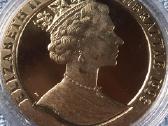 Moneta, Gibraltar, 1993m. 1 krona, cu-ni - nuotraukos Nr. 2