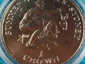 Moneta, Gibraltar, 2000m. 1 krona, cu-ni
