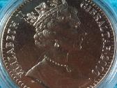 Moneta, Gibraltar, 2000m. 1 krona, cu-ni - nuotraukos Nr. 2