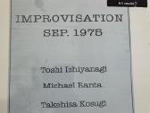 Vinilo plokštelė Lp Improvisation Sep. 1975