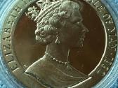 Moneta, Isle of Man, 1992m. 1 krona, cu-ni - nuotraukos Nr. 2