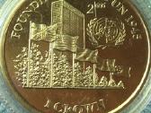 Moneta Isle of Man, 2000m. 1 krona, cu-ni