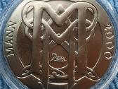 Moneta Isle of Man, 2000m. 1 krona, cu-ni