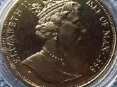 Moneta Isle of Man, 1998m. 1 krona, cu-ni - nuotraukos Nr. 2