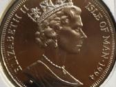 Moneta Isle of Man, 1994m. 1 krona, cu-ni - nuotraukos Nr. 2