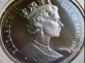Moneta Isle of Man, 1994m. 1 krona, cu-ni - nuotraukos Nr. 2