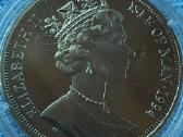 Moneta Isle of Man, 1994m. 1 krona, cu-ni - nuotraukos Nr. 2