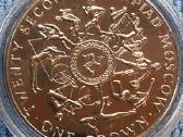 Moneta Isle of Man, 1980m. 1 krona, cu-ni