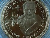 Moneta Isle of Man, 1981m. 1 krona, cu-ni
