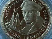 Moneta Isle of Man, 1981m. 1 krona, cu-ni