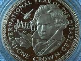 Moneta Isle of Man, 1981m. 1 krona, cu-ni