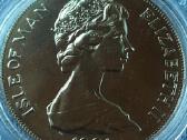 Moneta Isle of Man, 1981m. 1 krona, cu-ni - nuotraukos Nr. 2