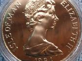 Moneta Isle of Man 1984m. 1 krona, cu-ni - nuotraukos Nr. 2