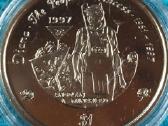 Moneta Liberia 1997m. 1 dollar, cu-ni