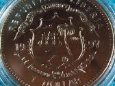 Moneta Liberia 1997m. 1 dollar, cu-ni - nuotraukos Nr. 2